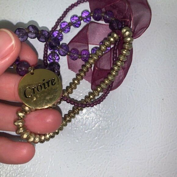 3 Inspirational Bracelets Faith Hope Believe - Picture 4 of 7